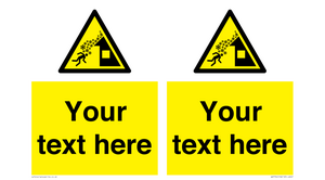 Custom warning roof avalanche